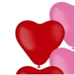 balon serce gladkie rozowy mix folat 12 8 szt hrt