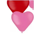 balon serce gladkie rozowy mix folat 12 8 szt hrt
