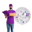 balon z konfetti classic gwiazdy mix folat 24 orb