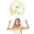 balon z konfetti classic zloto mietowe folat 24 orb