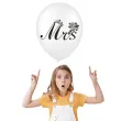 balon z napisem mrs bialy partypal 18