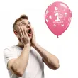 balony 1 urodziny rozowy pastel qualatex 11 25 szt