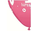 balony 1 urodziny rozowy pastel qualatex 11 25 szt