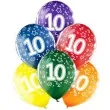 balony 10 urodziny mix belbal 12 6 szt