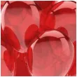 balony 10c royal red crystal czerwony partydeco 9 20 szt
