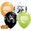 balony 11 star wars happy birthday pastel mix 25 szt