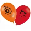 balony 11 star wars procos pastel red orange 8 szt