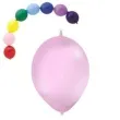 balony 12 pastel z lacznikiem globos rozowe 100 szt