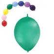balony 12 pastel z lacznikiem globos zielone 100 szt