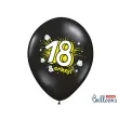 balony 14 18 crazy strong pastel black 6 szt