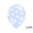 balony 14 kropki pastel baby blue strong 50 szt