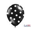 balony 14 kropki pastel black strong 50 szt