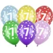 balony 14 liczba 7 strong metallic mix 50 szt