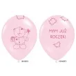 balony 14 mam juz roczek belbal baby pink 50 szt