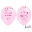 balony 14 mam juz roczek strong baby pink 50 szt