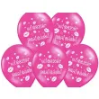 balony 14 wieczor panienski belbal hot pink metalik 6 szt