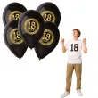 balony 18 happy birthday pastel black gemar 12 5 szt