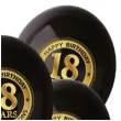 balony 18 happy birthday pastel black gemar 12 5 szt