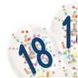 balony 18 urodziny z konfetti transparentne amscan 11 6 szt