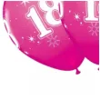 balony 18 urodziny zurawinowy pastel qualatex 11 6 szt