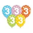 balony 3 latka mix godan 12 5 szt