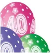 balony 40 urodziny 13 gemar 5 szt
