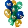 balony 40 urodziny mix folat 12 12 szt