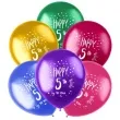 balony 5 urodziny happy 5th folat 13 6 szt