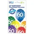 balony 60 urodziny mix belbal 12 6 szt