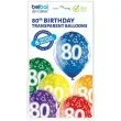 balony 80 urodziny mix belbal 12 6 szt