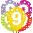 balony 9 lat mix godan 12 5 szt