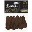balony beauty and charm brazowy niebieski godan 5 20 szt