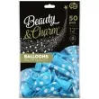 balony beauty and charm grochy niebieski godan 12 50 szt