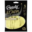 balony beauty and charm makaronowe waniliowy godan 18 5 szt