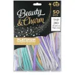 balony beauty and charm modeliny 260 platynowy mix godan 50 szt