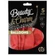 balony beauty and charm pastelowe burgundowy godan 18 5 szt