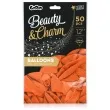 balony beauty and charm pastelowe pomaranczowe godan 12 50 szt