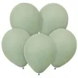 balony beauty and charm pastelowe szaro zielony godan 12 10 szt