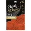balony beauty and charm pastelowe terakota godan 12 50 szt