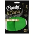 balony beauty and charm pastelowe zielony godan 24 2 szt