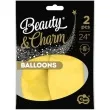 balony beauty and charm pastelowe zolty godan 24 2 szt