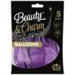 balony beauty and charm platynowe fioletowy godan 18 5 szt