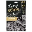 balony beauty and charm platynowe grafitowe godan 10 50 szt