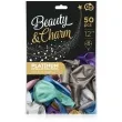 balony beauty and charm platynowe mix godan 12 50 szt
