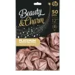 balony beauty and charm rozowo zloty platynowy godan 12 50 szt