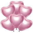 balony beauty and charm serca platynowe rozowe jasne godan 12 6 szt
