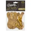 balony beauty and charm serca platynowe zlote godan 12 6 szt