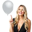 balony beauty and charm srebrny metalik godan 12 10 szt
