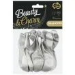 balony beauty and charm srebrny metalik godan 12 10 szt