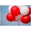 balony bialo czerwoni 10 10 szt